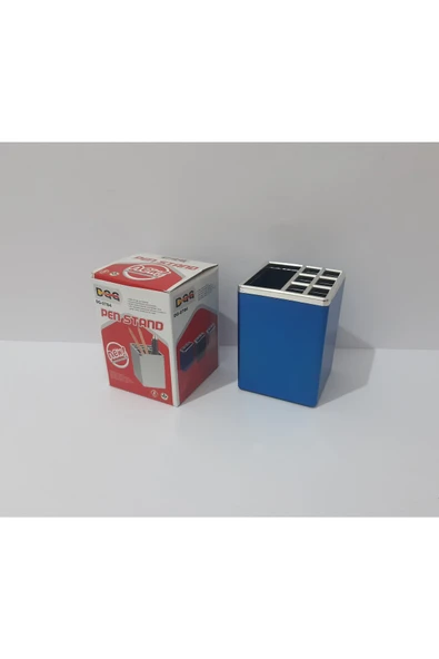 renkli çiçekler Kalemlik Dikdörtgen Mavi Renk Kalem Kutusu Ev Ofis Için - Resim 5