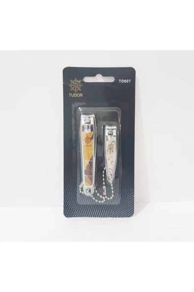 renkli çiçekler Tırnak Makas 2 Li Desenli Tırnak Makası - Resim 2