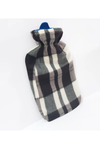 renkli çiçekler Desenli Kılıflı 2 LT Sıcak Su Torbası - Resim 2