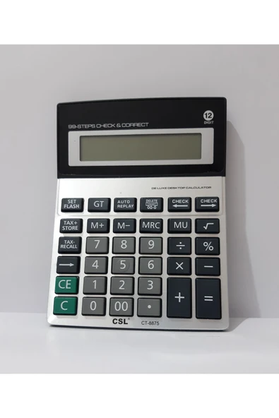 CSL Hesap Makinesi 18.5x14 Cm - 5