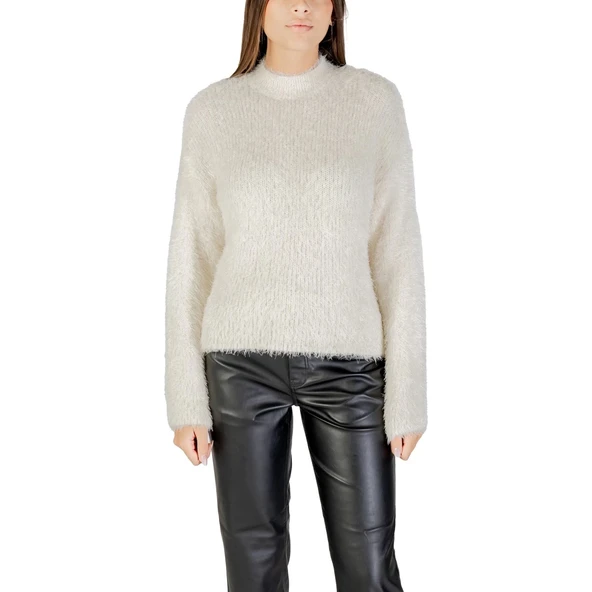 Only 15350651 Kadin Triko - Krem ürün görseli 1