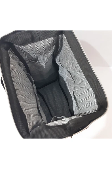 renkli çiçekler Sırt Çanta 40x25 CM Siyah Gri Renk Erkek Sırt Çantası - Resim 6