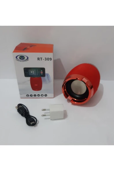 renkli çiçekler Rt-309 Speaker Radyo Usb-sd-bluetooth - Resim 5