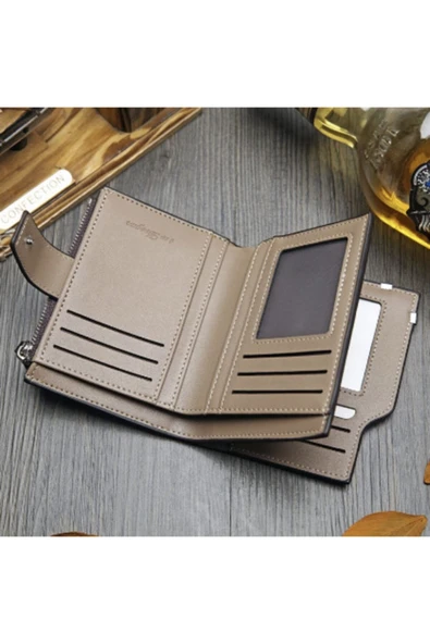 renkli çiçekler Erkek Cüzdan Yeni Rahat Kullanışlı Hakiki Deri Erkek Cüzdanı - Resim 2