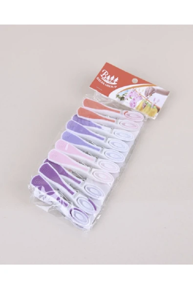 renkli çiçekler Çamaşır Mandal 10 Adet Silikon Karışık Renkli Çamaşır Mandalı ürün görseli