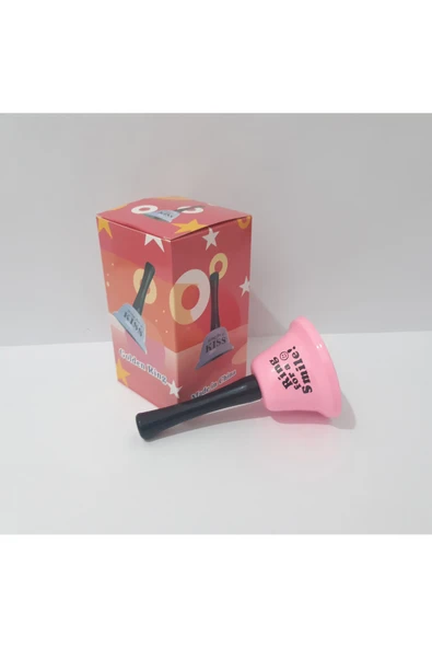 renkli çiçekler El Zili Resepsiyon Zili EL Çanı Çok Amaçlı Zil - Resim 4