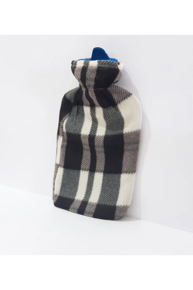 renkli çiçekler Desenli Kılıflı 2 LT Sıcak Su Torbası - Resim 4