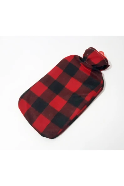 renkli çiçekler Desenli Kılıflı 2 LT Sıcak Su Torbası - Resim 5