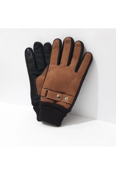 renkli çiçekler Erkek Eldiven Dokunmatik Ekran Eldiveni Kış Eldiven Erkek Eldiveni - Resim 6