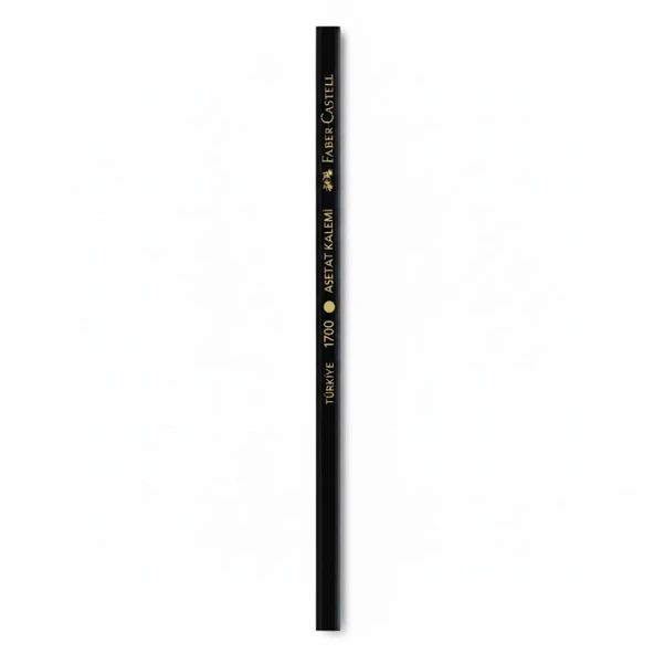 Faber-Castell 1700 Kurşun Asetat Kalemi Siyah 12 Adet - Resim 3