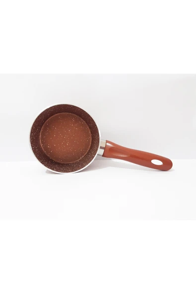 renkli çiçekler 14 CM Derin Granit Tava Süt Çorba Yemek Isıtma Yumurta Haşlama Sos ve Pişirme Tavası - 3