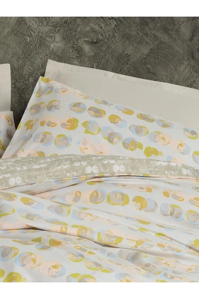 Cotton Box Minimal Tek Kişilik Lastikli Çarşaflı Nevresim Takımı Jocus Bej - 2