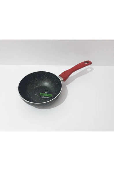 renkli çiçekler 16 Cm Derin Granit Tava Süt Çorba Yemek Istma Pişirme Ve Sos Tavası Ev Ofis Için