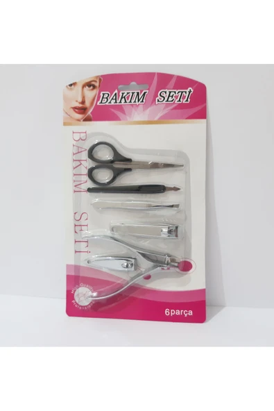 renkli çiçekler 6 Parça Bakım Seti - Resim 2