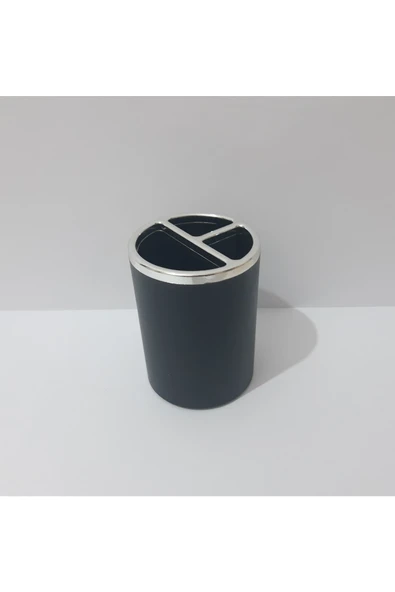 renkli çiçekler Kalemlik Yuvarlak Siyahi Renk Kalem Kutusu Ev Ofis Için - 5