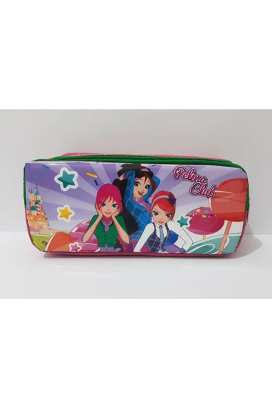 renkli çiçekler Kalemlik Dikdörtgen Kalem Kutusu - Resim 3