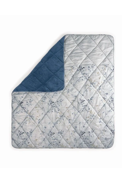 Velvet Tek Kişilik Yorgan Nitsa Denim 155x215 cm - 2
