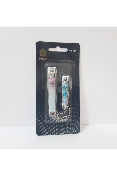 renkli çiçekler Tırnak Makas 2 Li Desenli Tırnak Makası - Resim 2