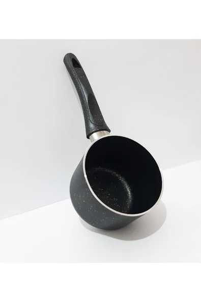 renkli çiçekler Tava 12 CM Derin Granit Tava Süt Çorba Yemek Isıtma ve Pişirme Tavası - 2