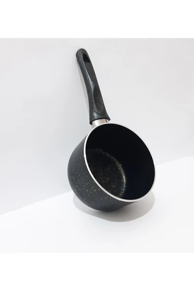 renkli çiçekler Tava 16 CM Derin Granit Tava Süt Çorba Yemek Isıtma ve Pişirme Tavası - 2