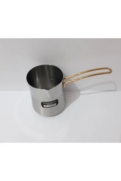 renkli çiçekler Çelik Sütlük Çok Amaçlı Çelik Cezve - Resim 2