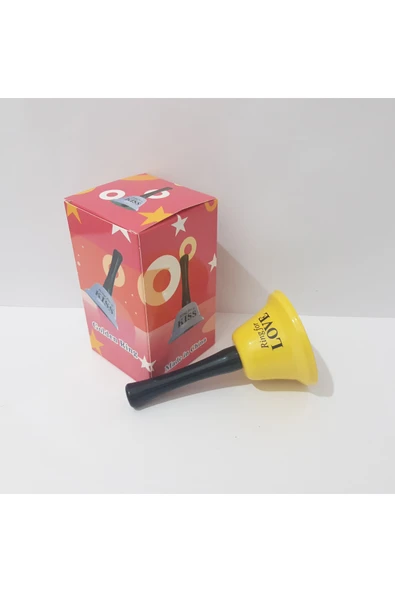 renkli çiçekler El Zili Resepsiyon Zili EL Çanı Çok Amaçlı Zil - Resim 4