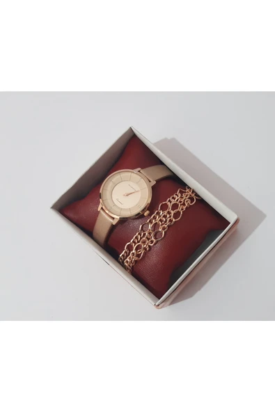 renkli çiçekler Kadın Kol Saati Metal Bileklik Ve Saat - 2