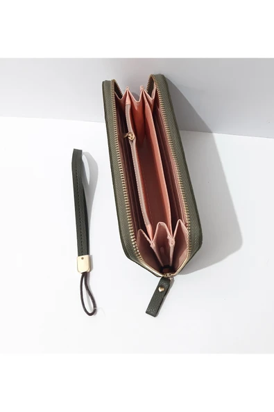 renkli çiçekler Kadın Cüzdan 20x10 CM Kadın Cüzdanı - Resim 3