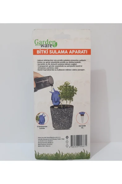 renkli çiçekler Bitki Sulama Aparatı - Resim 3