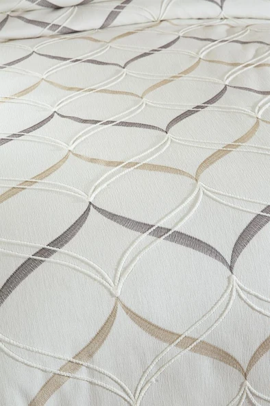 Yalina Nakışlı Şönil 2 Parça Tek Kişilik Yatak Örtüsü - Resim 2