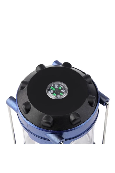 renkli çiçekler Su Geçirmez Darbeye Dayanıklı Güç Tasarrufu Teleskopik Pusula Gösterli Kamp Feneri - Resim 3