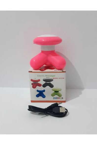 renkli çiçekler USB El Masaj Aleti - Resim 6