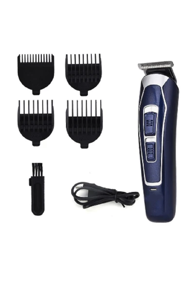 renkli çiçekler Profesyonel Saç Kesme Makinesi Şarj Edilebilir Saç Sakal Düzeltici Set ürün görseli 1