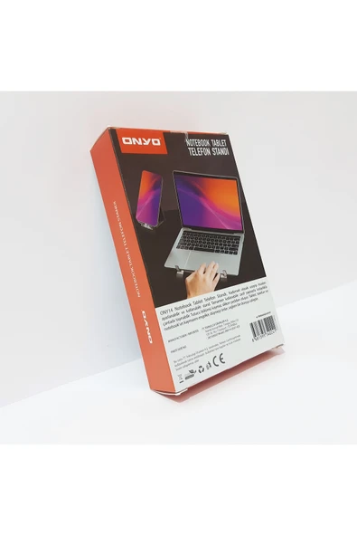 renkli çiçekler Notebook telefon tablet standı - Resim 2