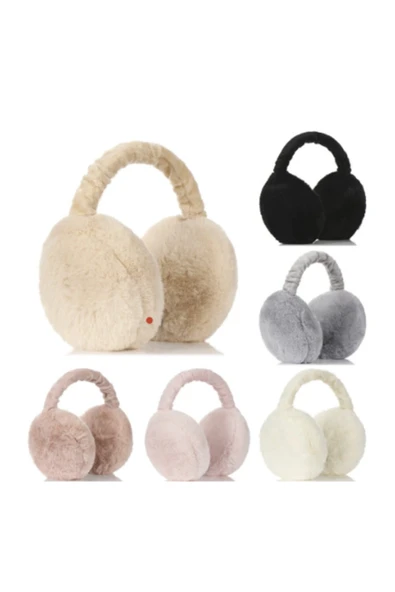 renkli çiçekler Yumuşak Peluş Kulak Isıtıcı Kış Sıcak Kadınlar Erkekler Için Moda Kulak Koruyucu - Resim 6