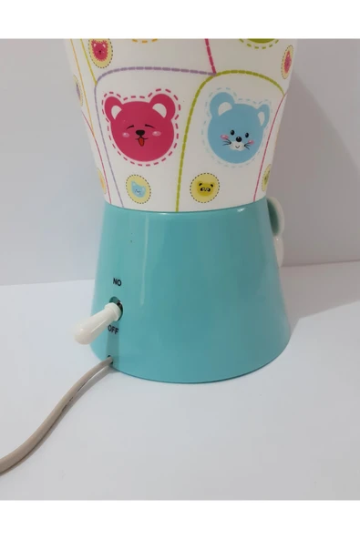 renkli çiçekler Abajur Çocuk Odası Için Sevimli Karikatür Desenli Abajur Lamba - Resim 6