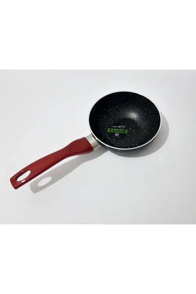 renkli çiçekler 16 Cm Derin Granit Tava Süt Çorba Yemek Istma Pişirme Ve Sos Tavası Ev Ofis Için - 7