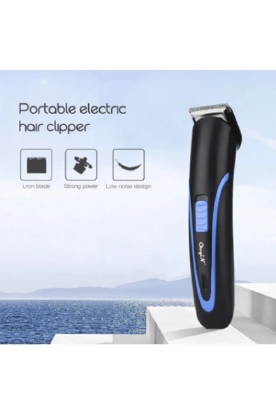 renkli çiçekler Profesyonel Şarj Edilebilir Saç Düzeltici Saç Kesme Makinesi - Resim 5