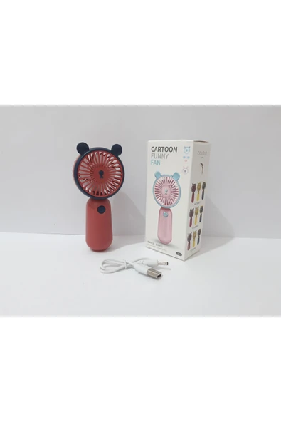 renkli çiçekler Mini USB Fan Taşınabilir Şarj Edilebilir Serinletici Mini El Fanı Ev Ofis Seyahat İçin - Resim 2