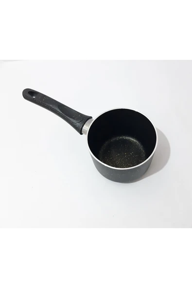 renkli çiçekler Tava 12 CM Derin Granit Tava Süt Çorba Yemek Isıtma ve Pişirme Tavası - 3