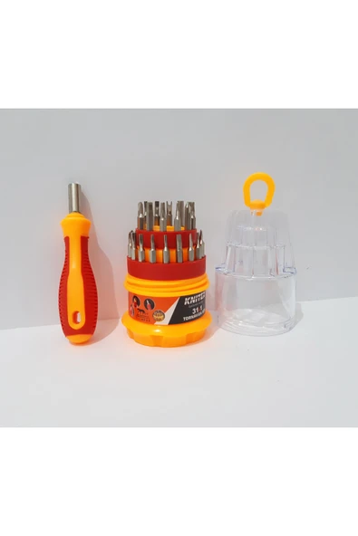 renkli çiçekler Tornavida set 31 Parça Tornavida seti - Resim 6