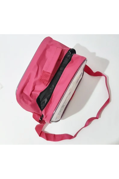 renkli çiçekler Beslenme Çanta Kız Çocuk Okul Beslenme Çantası Termoslu Çanta Gıda Çantası - 4