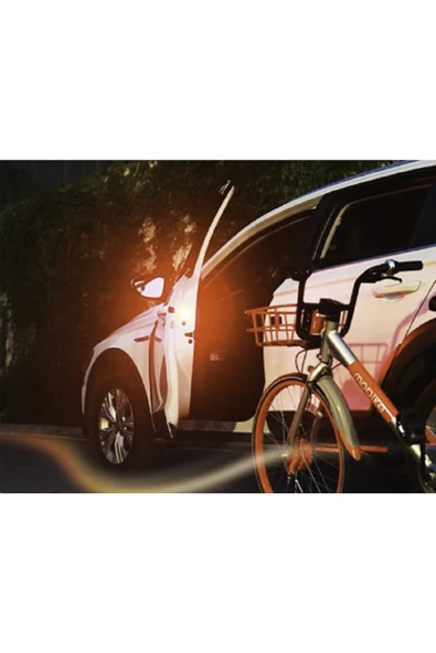 renkli çiçekler Araba Kapı Açma Uyarı Işığı Tüm Araçlara Uyumlu Kapı Içi Ikaz Ledi - 3