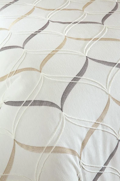 Yalina Nakışlı Şönil 2 Parça Tek Kişilik Yatak Örtüsü - Resim 3