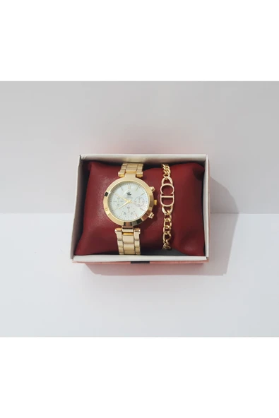 renkli çiçekler Kadın Kol Saati Metal Bileklik Ve Saat