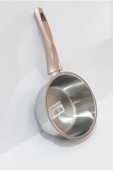 renkli çiçekler 14 CM Tabanlı Derin Paslanmaz Çelik Tava Süt Çorba Yemek Isıtma ve Pişirme Tavası Sos Tava - 6