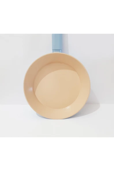 renkli çiçekler 22 CM Tava İndüksiyon Tabanlı Yapışmaz Tava Kızartma Tavası Derin Pişirme Tava | - Resim 4