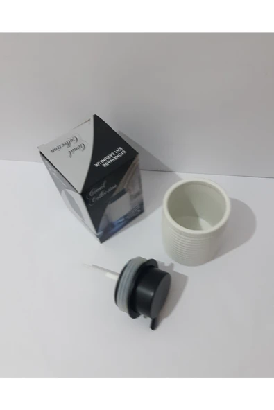 renkli çiçekler Porselen Sıvı Sabunluk - Resim 4