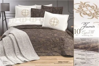 Bella Home 10 Parça Jasmin Çeyiz Seti - Gold