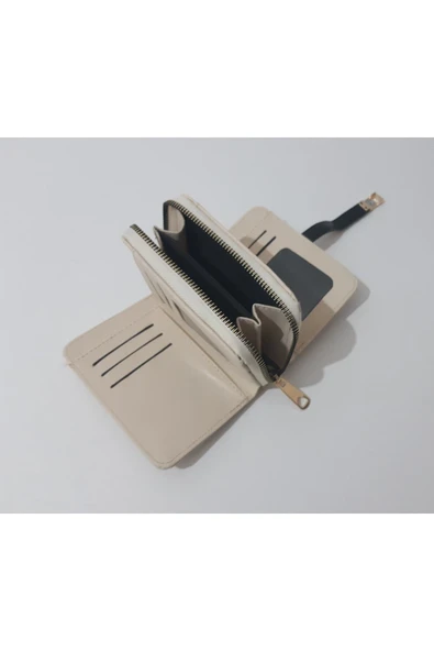 renkli çiçekler Kadın Cüzdan Kullanışlı Kare Kadın Cüzdanı - Resim 4